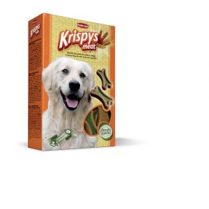 Galletas / snacks de carne para perros Krispys Meat PADOVAN 400 g