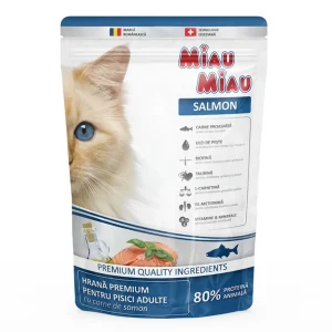 Comida para gatos con salmón MIAU MIAU 800 g
