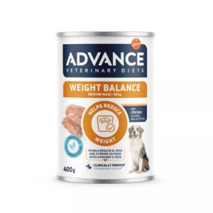 Comida Húmeda Weight Balance para Perros Medianos y Grandes Advance Veterinary Diets 400 g