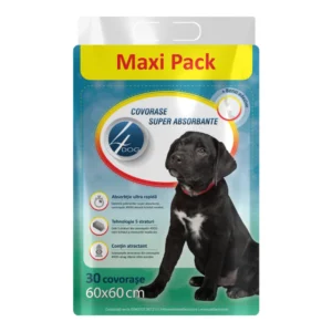 Empapadores Absorbentes para Perros 60 x 60 cm 30 Unidades 4DOG