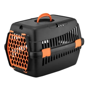 Transportín para Perros y Gatos con Puerta Naranja 49 x 35 x 32,5 cm 4DOG Deluxe