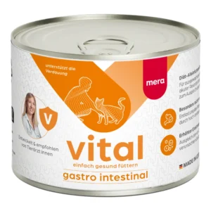 Comida Húmeda Dietética para Gatos Mera Vital Gastro Intestinal 200 g