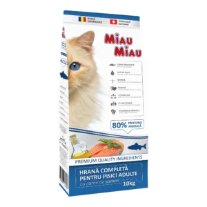 Pienso para Gatos Adultos Miau Miau Salmón 10 kg