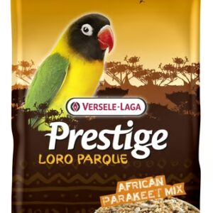 Pienso para Agapornis y Pequeñas Cotorras Versele-Laga Prestige African Parakeet Loro Parque Mix 1 kg