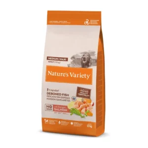 Pienso Sin Cereales para Perros Medianos y Grandes Nature’s Variety No Grain Salmón 3 kg