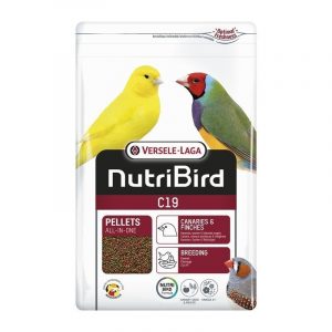 NutriBird C19 Pienso para Canarios Silvestres y Exóticos 3 Kg