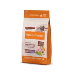 Pienso con Cereales Saludables para Perros Adultos Mini Nature’s Variety Healthy Grains Pavo 3 kg