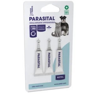 Pipetas Antiparasitarias para Perros Pequeños y Gatos Parasital 3 x 1,25 ml