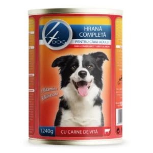 Comida Húmeda para Perros con Carne de Vacuno 1240 g 4DOG