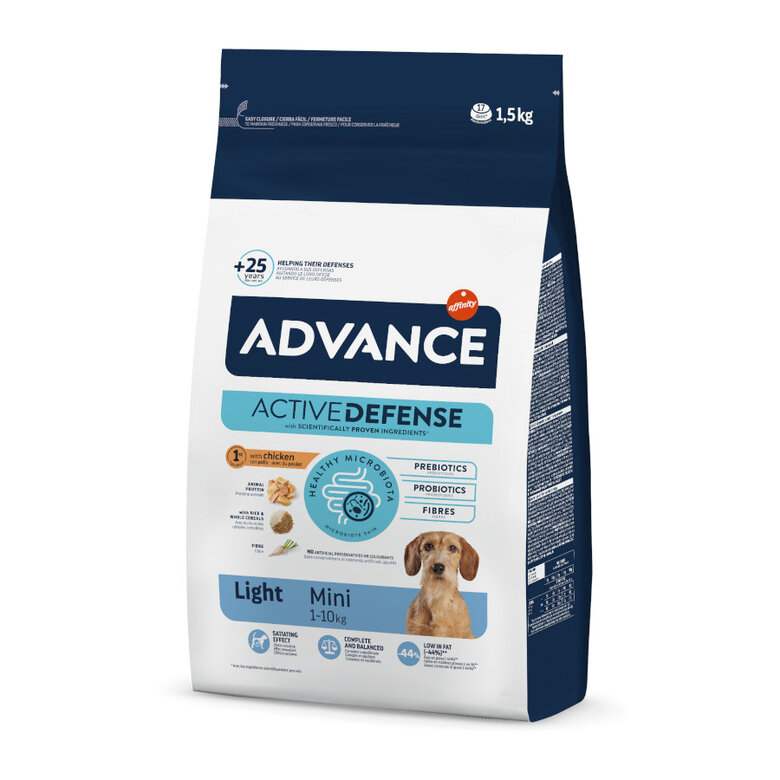 Pienso Light para Perros Mini Advance Mini Light 1,5 kg