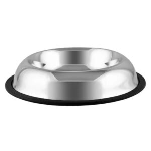 Comedero Antideslizante de Acero Inoxidable para Perros y Gatos 0,71 L 4DOG