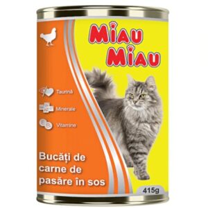 Comida Húmeda para Gatos con Ternera 415 g MIAU MIAU
